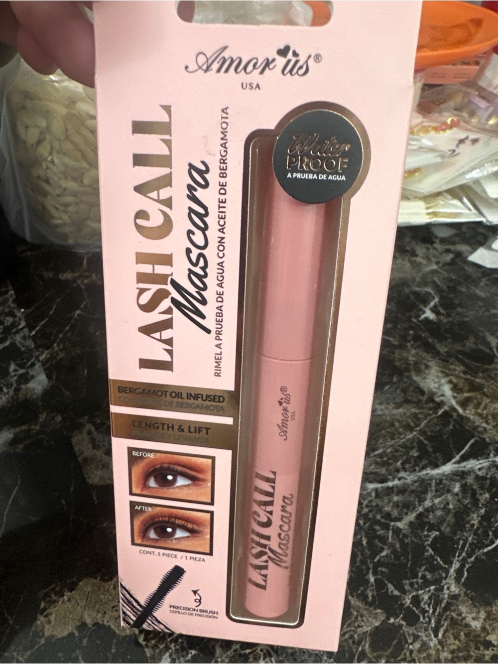Lash Call Mascara - Waterproof Length & Lift oil mamey